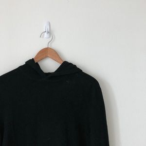 Theory black cashmere hoodie